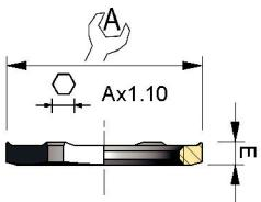 CAP229634 - Metallic Thread ISO – Earthing locknut
