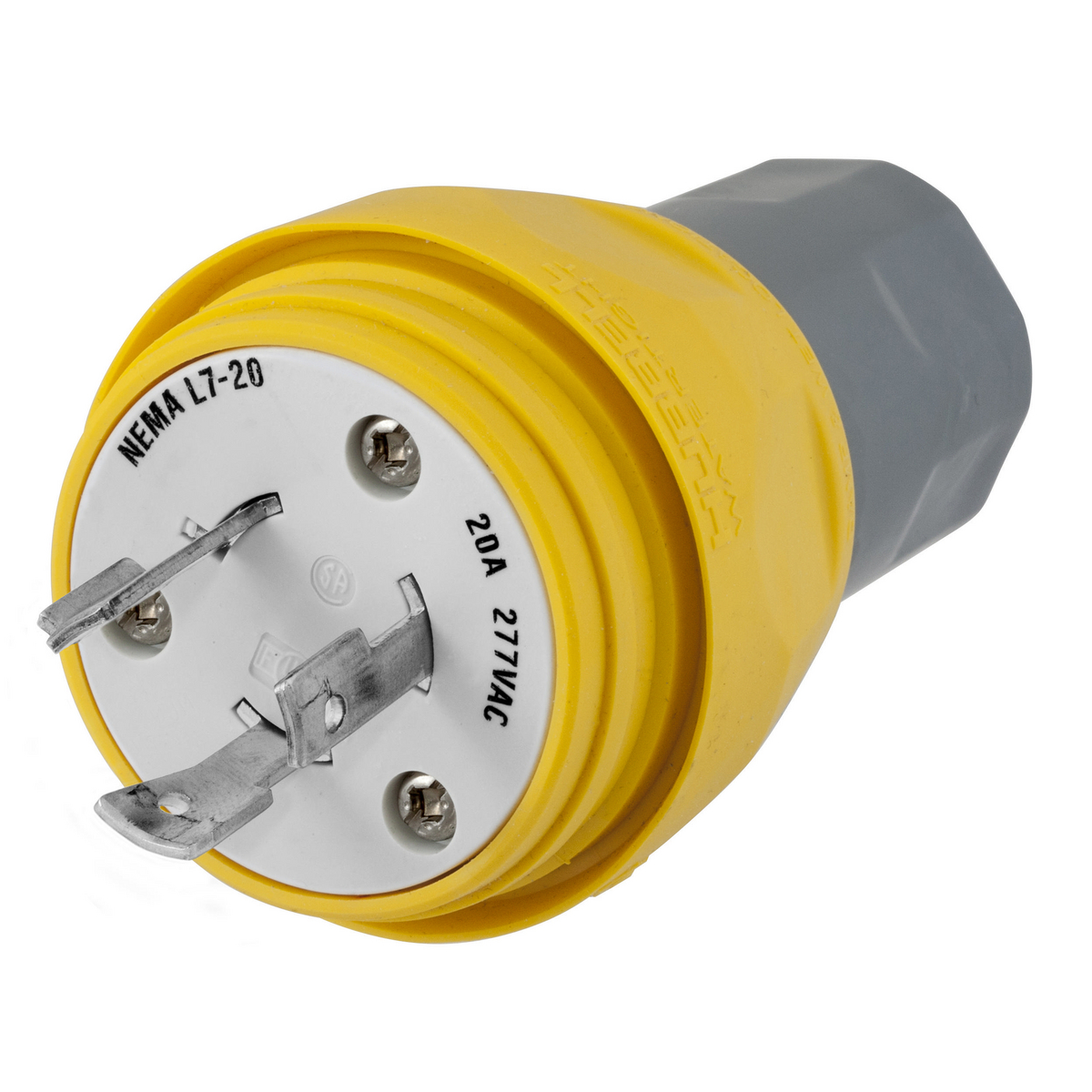 PLUG, NEMA L7-20P, 20A 277VAC