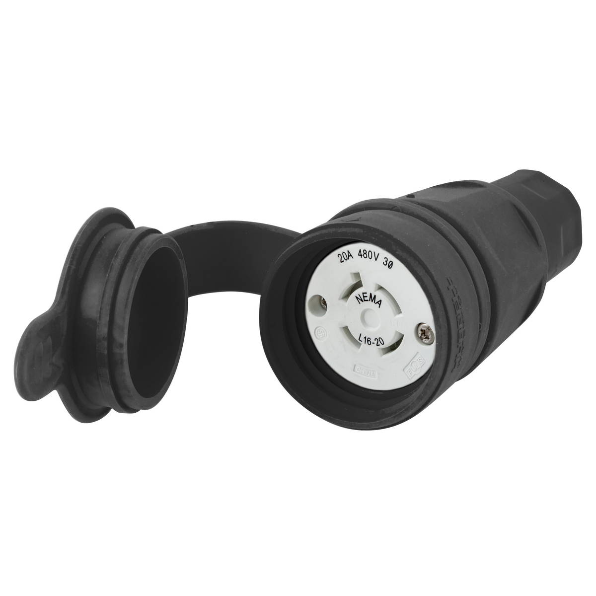 Watertight Twist-Lock® Connector, 20A HBL27W76BK