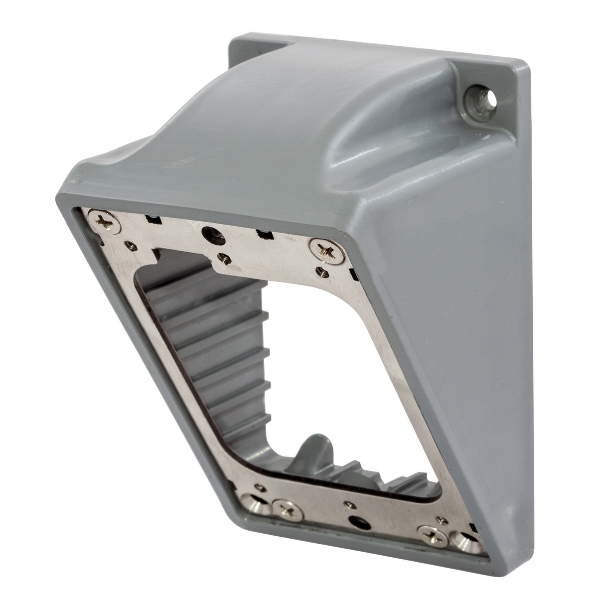 Watertight Series, Angled Adapter, 3/4″NPT, Gray