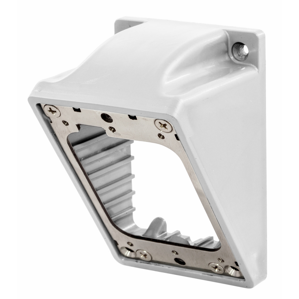 Watertight Series, Angled Adapter, 3/4″NPT, White