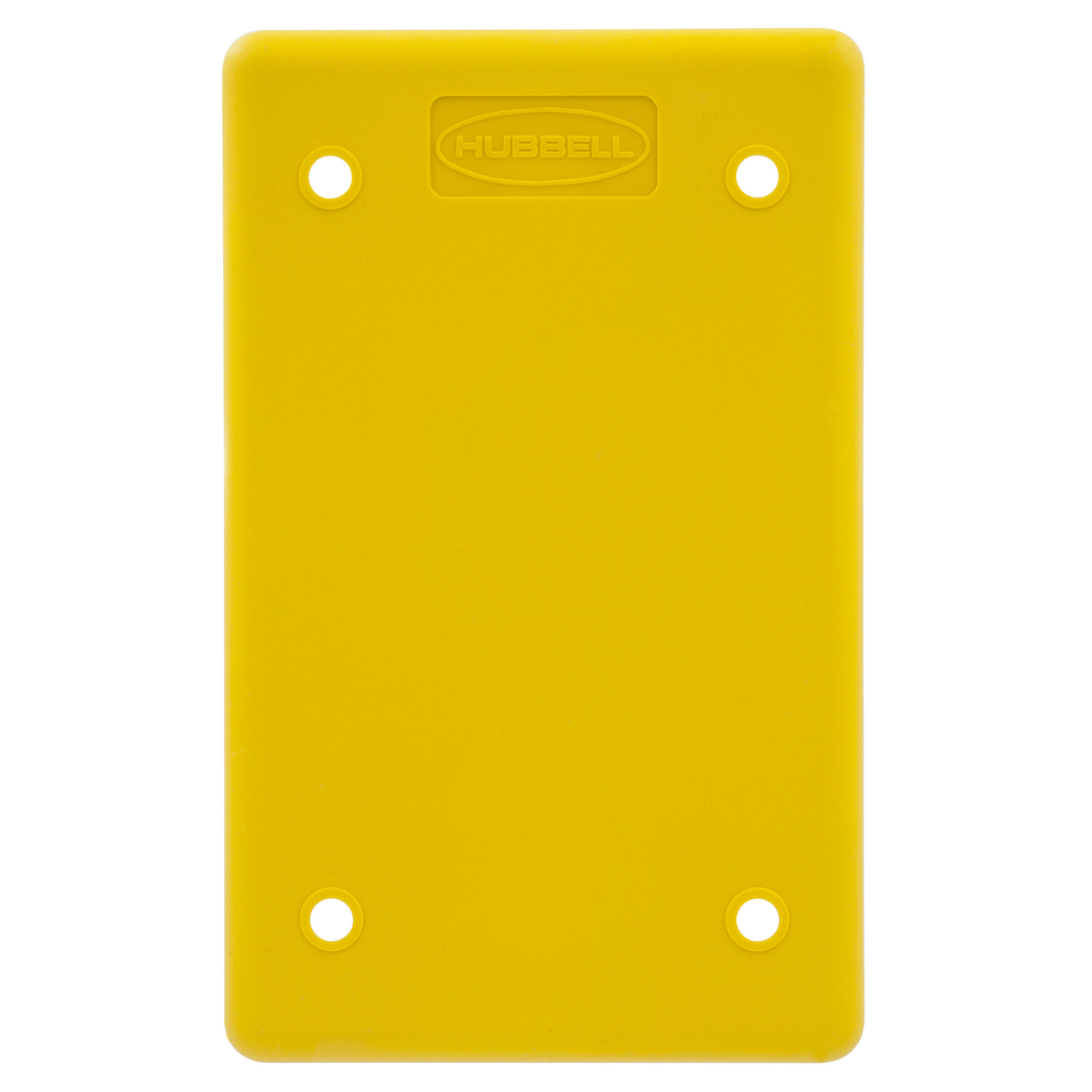 Wallplates and Boxes, Weatherproof Boxes, 1-Gang, Blank Plate, FS/FD Style, Yellow
