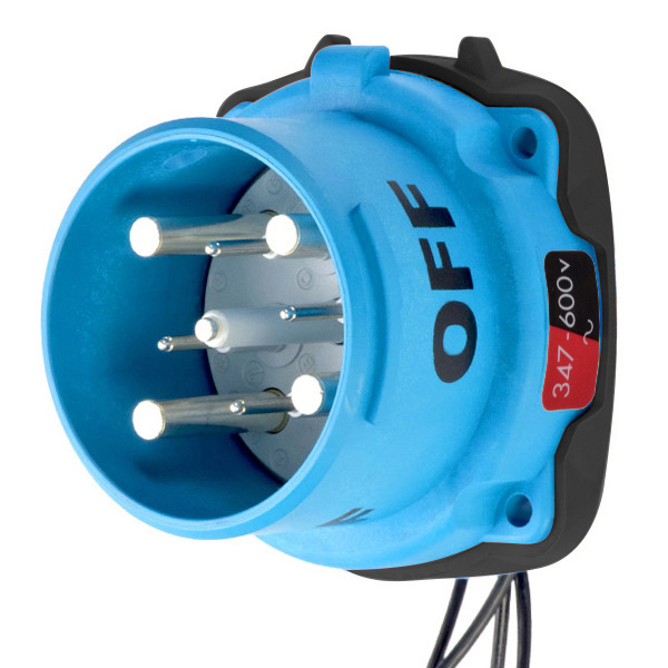 33-68187-C-K14-264 - DS100C INLET POLY BLUE SIZE 4 TYPE 3R 3P+N+G 100A ...