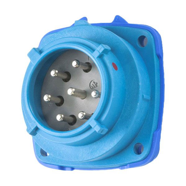 01-P8061 - PN7c INLET POLY BLUE SIZE 1 IP 66/67 6P+G 15A 480 VAC 60 Hz ...