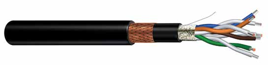EO24P0042186 – Low-Smoke, Zero-Halogen, 100 V RS422 Network Cable, Four Pair Overall Shielded, Armored & Sheathed