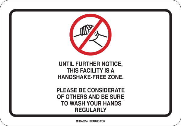 Handshake Free Sign