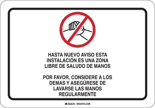 Spanish Handshake Free Sign
