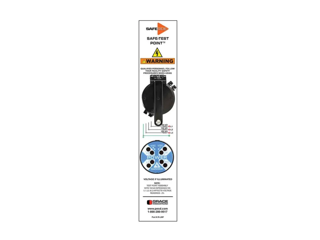 Combo Voltage Indicator and Safe-Test Point