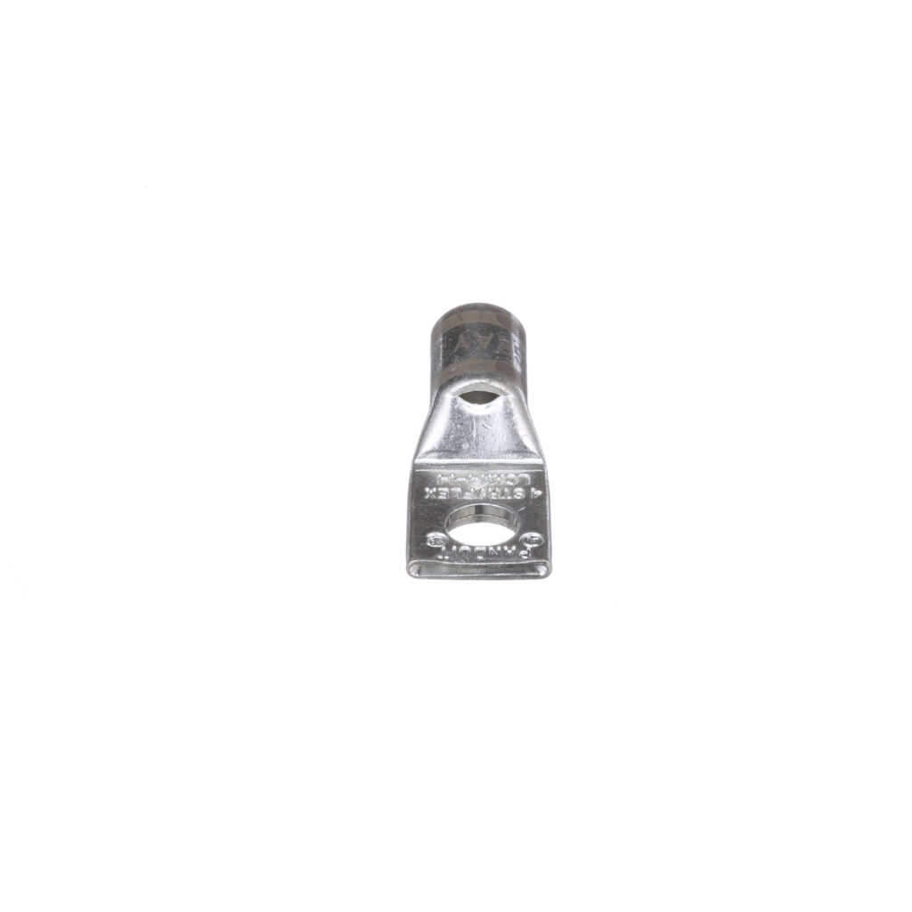 Pan-Lug™ LCAX4-14-L Comp. Lug, Flex, Tin Plt Copper, Strt, One 1/4″ Stud, PK50