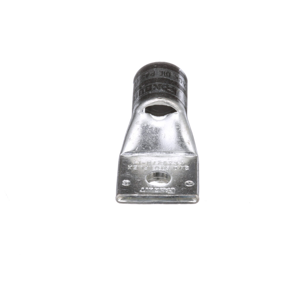 Pan-Lug™ LCAX2/0-14-X Comp. Lug, 2/0, Flex, Tin Plt Copper, One 0.25″ Stud, PK10