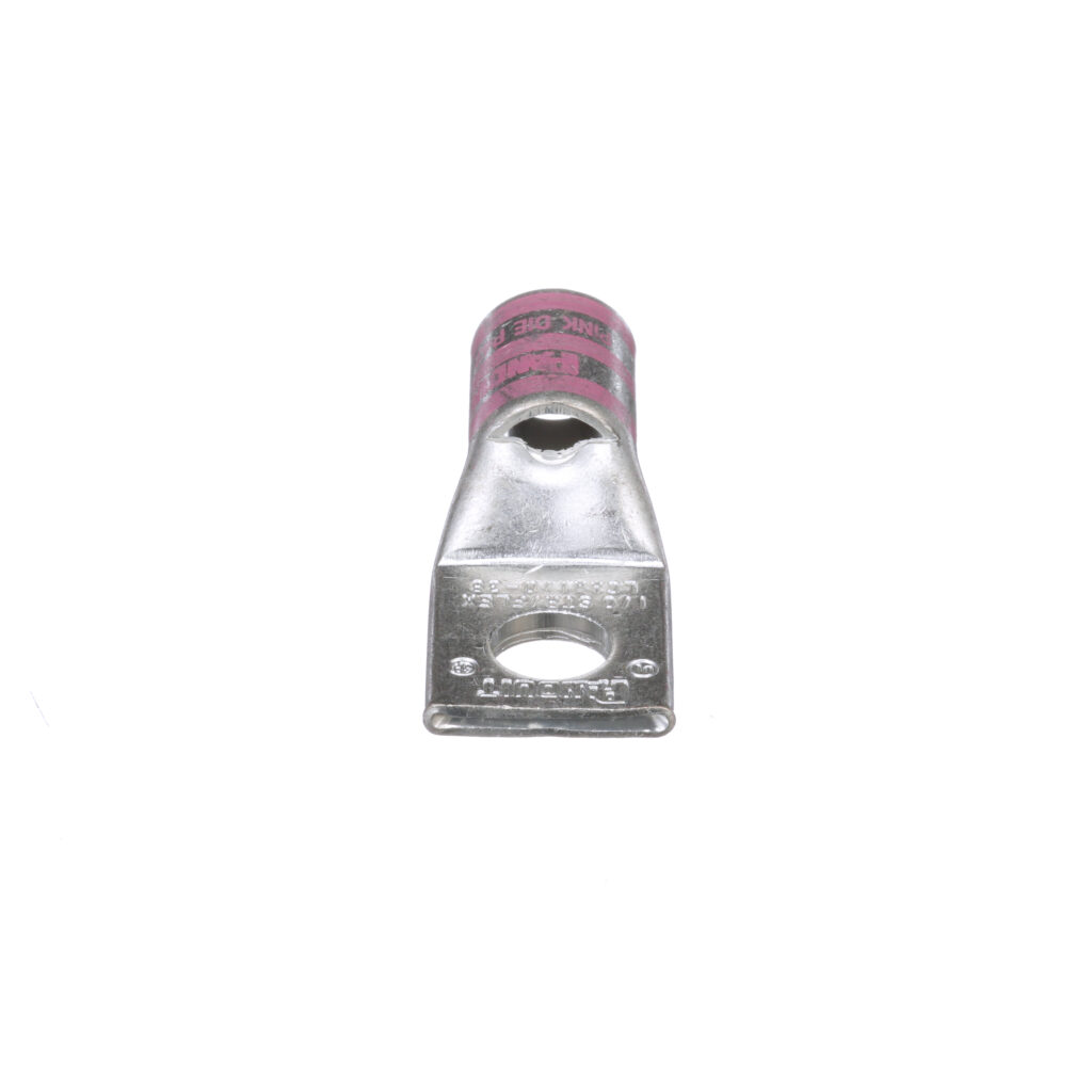 Pan-Lug™ LCAX1/0-38-X Comp. Lug, 1/0, Flex, Tin Plt Copper, One 3/8″ Stud, PK10