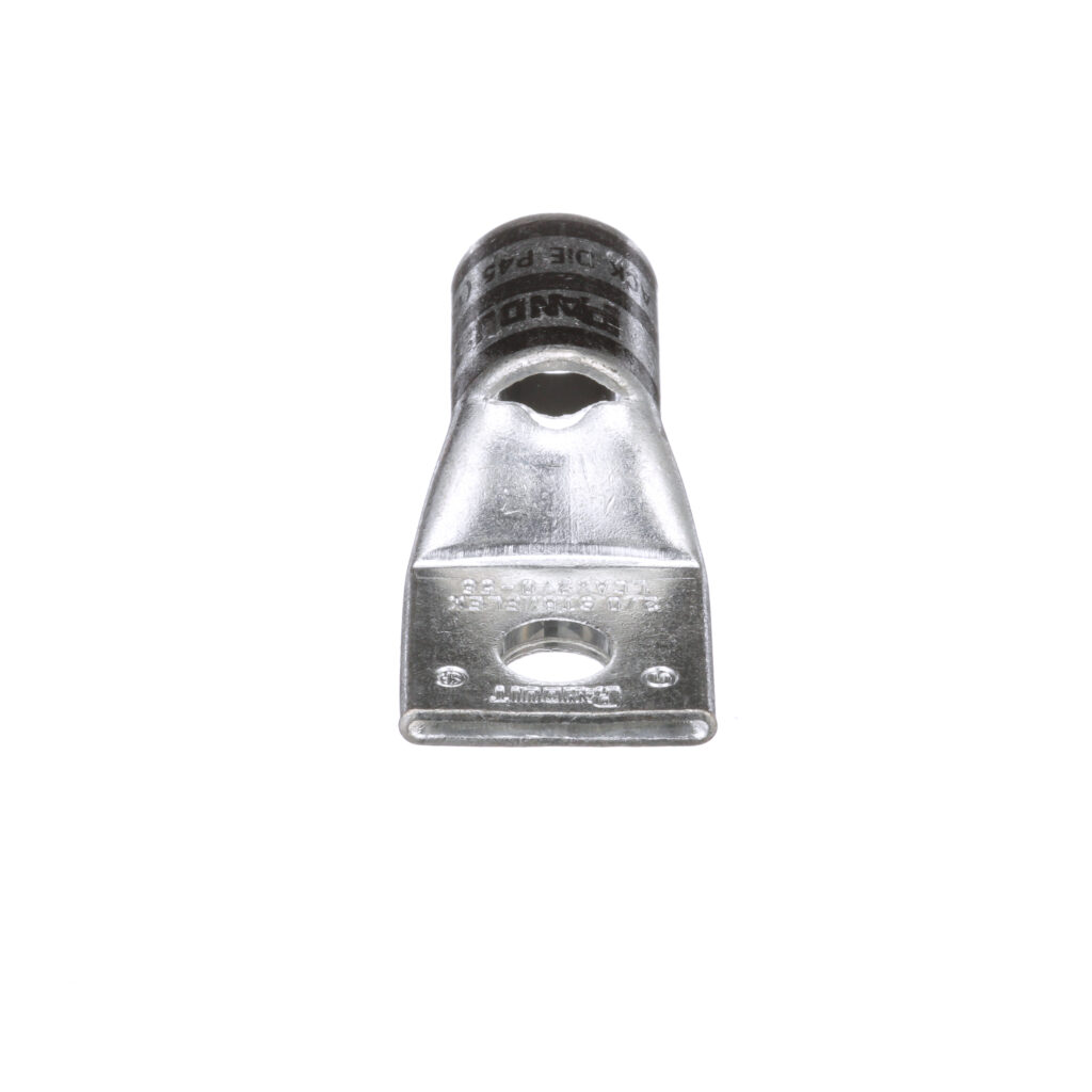 Pan-Lug™ LCAX2/0-56-X Comp. Lug, 2/0, Flex, Tin Plt Copper, One 0.31″ Stud, PK10