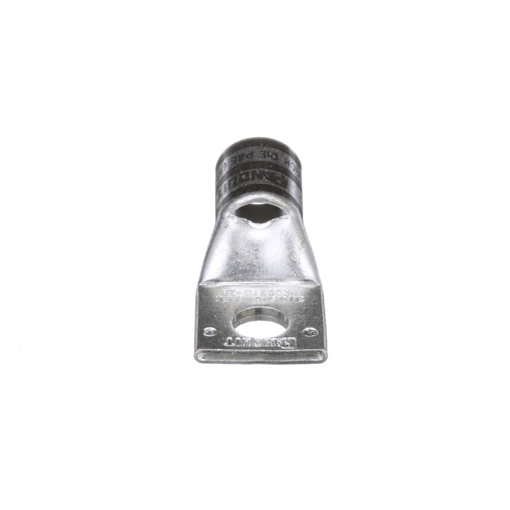 Pan-Lug™ LCAX2/0-38-X Comp. Lug, 2/0, Flex, Tin Plt Copper, One 3/8″ Stud, PK10