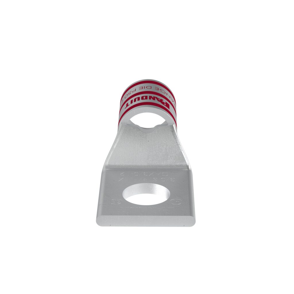 Pan-Lug™ LCAX3/0-12-X Comp. Lug, 3/0, Flex, Tin Plt Copper, One 1/2″ Stud, PK10